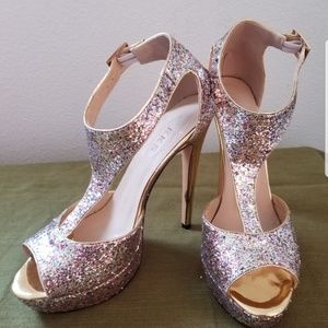 Glitter heels